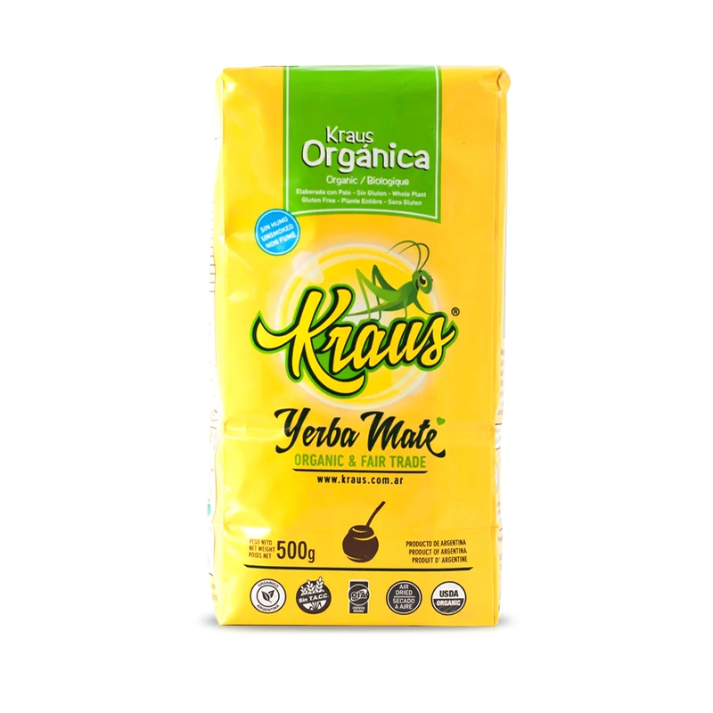 Yerba Mate Kraus Tradicional Orgánica 500 Gr