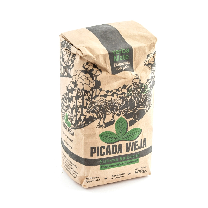 Yerba Mate Picada Vieja Barbacuá 500 Gr
